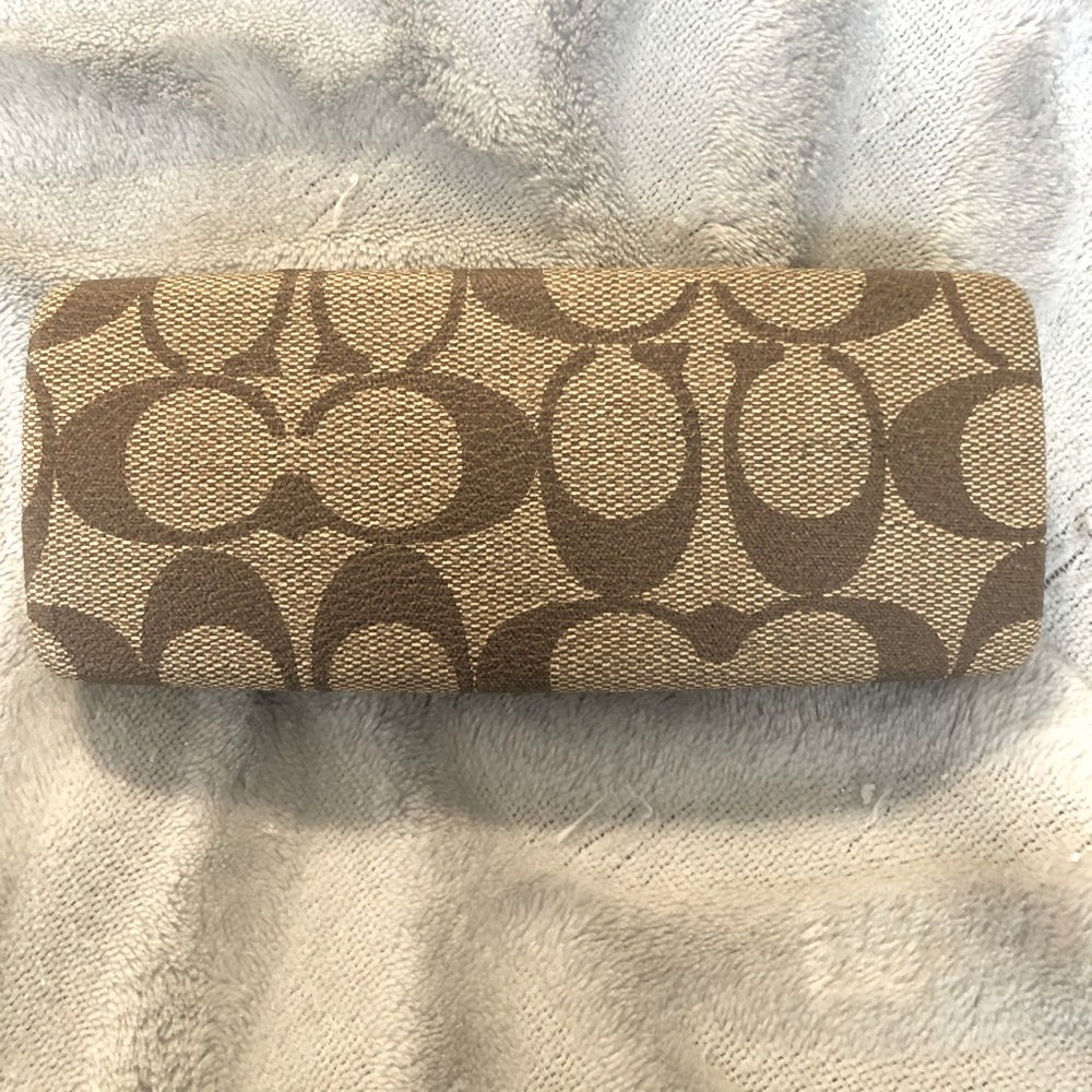 Coach eyeglass case